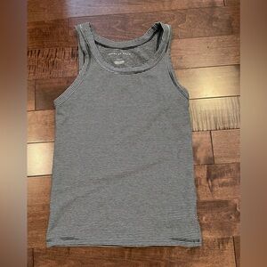 American Eagle Outfitters Black and White Striped Tee